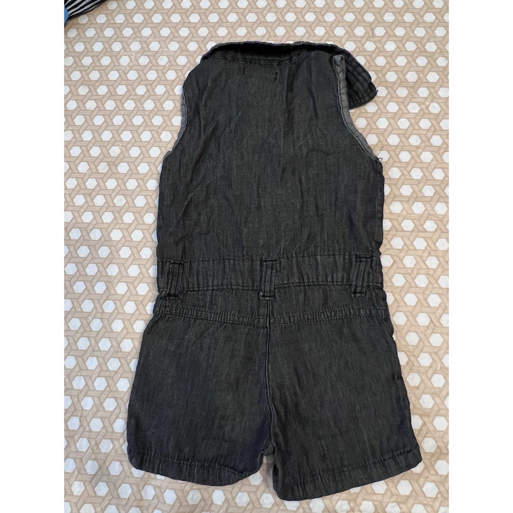 Us Polo Assn Charcoal Gray Baby Girls Romper Size 2T - Picture 5 of 6